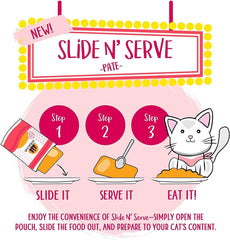 Weruva Wet Cat Food, Name Dat Tuna with Tuna Pate, Slide N Serve Pouch