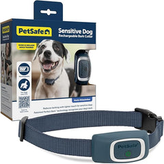 PetSafe Lite Rechargeable Bark Collar for Timid or Little Dogs Over 8 lb., 15 Levels of Automatically Adjusting & Light Static Correction - Rechargeable, Waterproof - Reduces Barking and Whining
