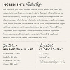 Fromm Diner Favorites Bella's Beef Barkundy Stew Dog Food - Premium Wet Dog Food - Beef Recipe - Case of 12 Cans