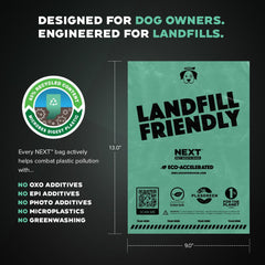 Doggy Do Good Next Pet Waste Bags, Landfill Friendly Recycled Plastic Unscented Dog Poop Bags, Leakproof, Strong, Thick Poop Bags for Dogs, Earth Friendly Poop Bags