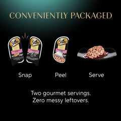 Sheba Wet Food Sheba Perfect Portions Wet Cat Food Cuts in Gravy Gourmet Salmon Entree 2.6-oz