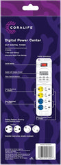Coralife Aquarium Fish Tank 8-Outlet 24/7 Digital Power Center Timer