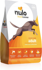 Nulo Frontrunner Dry Dog Food for Adult Dogs - Grain Inclusive Recipe with Chicken, Oats, and Turkey - All Natural Pet Foods with High Taurine Levels - Animal Protein for Lean Strong Muscles
