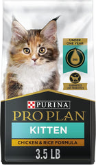 Purina Pro Plan With Probiotics, High Protein Dry Kitten Food, Chicken & Rice Formula