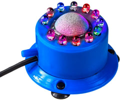 Penn-Plax Cascade Multi-Colored Rainbow LED Air Stone – Great Bubbler for Freshwater & Saltwater Aquariums – 2.5” Diameter