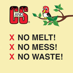 C&S Sunflower Delight No Melt Suet Dough Single Packs, 11.75 oz