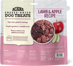 ACANA Singles Freeze Dried Dog Treats, Limited Ingredient Grain Free Lamb & Apple Recipe