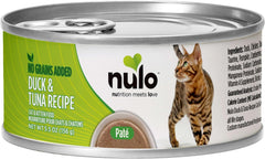Nulo Freestyle Cat & Kitten Wet Pate Canned Cat Food, Premium All Natural Grain-Free, with 5 High Animal-Based Proteins and Vitamins to Support a Healthy Immune System and Lifestyle