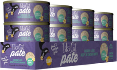 Tiki Cat Luau Pate, Chicken and Egg Recipe in Chicken Broth, Grain-Free Balanced Nutrition Wet Canned Cat Food, for All Life Stages