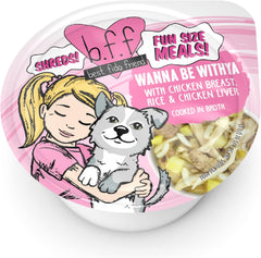 Weruva Best Fido Friend Fun Size Meals for Dogs, Wanna Be Withya