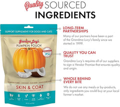 Grandma Lucy's Pumpkin Pouch Skin and Coat