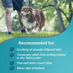 Elanco Relief Shampoo, temporary relief of itching and flaking, moisturizer for dry skin and coat, for dogs, cats and horses,