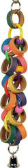 A&E CAGE COMPANY 001441 Happy Beaks Bagels & Bells Toy Multicolored