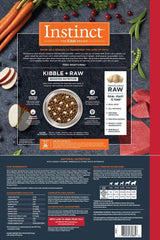 Instinct Raw Boost, Natural Dry Dog Food with Freeze Dried Pieces, High Protein, Grain Free Recipe - Real Beef