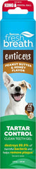 TropiClean Fresh Breath - Dog Toothpaste - Dog Teeth Cleaning Peanut Butter & Honey Flavor