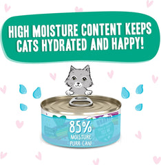 Weruva B.F.F. OMG - Best Feline Friend Oh My Gravy!, Tuna & Turkey Tell Me with Tuna & Turkey