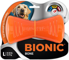 BIONIC Bone Dog Toy, Large - Interactive Dog Chew Toy That Stands Up to The Toughest Chewers