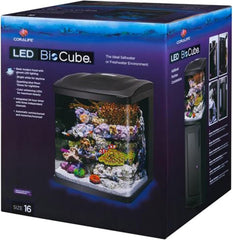 Coralife LED BioCube Aquarium Fish Tank Kit for Saltwater, Marine, Reef or Live Plants