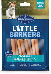 Barkworthies Little Barkers Odor Free 4-Inch Bully Stick