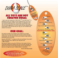 MIGHTY- Angry Animal Bear - Squeaker-Multiple Layers. Made Durable, Strong & Tough. Interactive Play (Tug, Toss & Fetch). Machine Washable & Floats