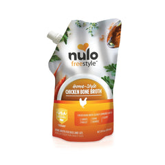 Nulo Freestyle Bone Broth, Premium Food Topper for Cats and Dogs, with Collagen and Chondroitin Sulfate to Help Boost The Quality of Your Pet’s Coat and Skin, 20 FL Oz Pouch