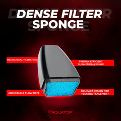 Aquarium Surface Skimmer 65 GPH Flow Rate – Efficient Waste Removal – Ideal for Tanks Up to 100 Gallons – Ideal for Freshwater & Saltwater Compatible