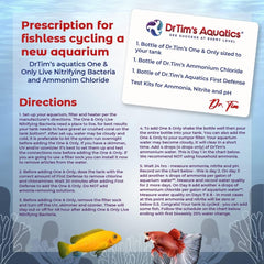 DrTim’s Aquatics One & Only Live Nitrifying Solution – for Freshwater Fish Tanks – Supports Aquarium Cycling and Water Balance