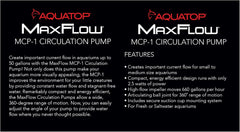 Aquatop MaxFlow Aquarium Circulation Pump for Fish Tanks
