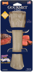 Nylabone Gourmet Style Knuckle Bone Strong Chew Toy for Dogs, Filet Mignon Flavor, X-Large - 50+ lbs, 1 Count