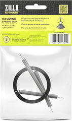 Zilla Mounting Spring Clip, Fits Most Lighting Domes