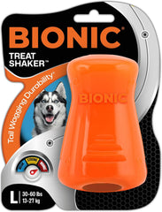 BIONIC Treat Shaker Dog Toy, Large - Interactive Dog Chew Toy That Stands Up to The Toughest Chewers