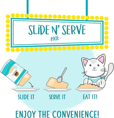 Weruva Slide N' Serve Paté Wet Cat Food, Jeopurrdy Licious Chicken Dinner (Pack of 12)