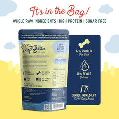 Beg & Barker Turkey Jerky Strips for Dogs - Dog Training Treats - Natural Dog Treats Made in The USA - Grain Free, Diabetic-Friendly, High Protein, Sugar-Free