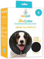ZenPet Protective Inflatable Recovery Collar for Dogs and Cats - Soft Pet Collar
