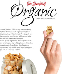 Grandma Lucy's Organic Oven Baked Banana and Sweet Potato Flavor Dog Treats