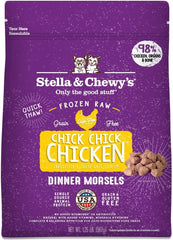 Stella Raw Chicken Morsels Cat Food Meal 100% Added Vitamins and Fruits 1.25 lb