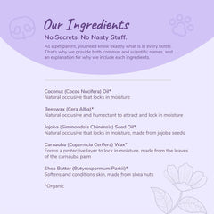 kin+kind Organic Dog and Cat Nose and Paw Balm Stick - 1.76oz Shea Butter - Pet Supplies for Puppies and Dogs - Dog Accessories, Dog Supplies, Dog Paw Balm, Dog Nose Balm, Paw Butter Balm for Dogs