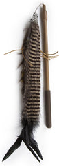 Petlinks Fly Wild Extendable (24") Wand Cat Toy - Brown, One Size