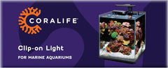 Coralife Aquarium Fish Tank Marine Salt Water Clip-On LED Light