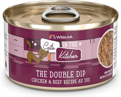 Weruva Cats in The Kitchen, The Double Dip with Chicken & Beef Au Jus Cat Food