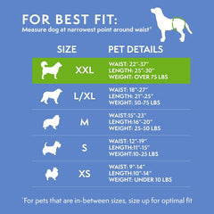 Simple Solution True Fit Disposable Dog Diapers for Female Dogs | Super Absorbent with Wetness Indicator | XXL | 12 Count