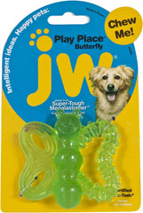 JW® Playplace Butterfly Teether Dog Toys Color