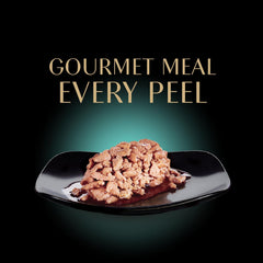 Sheba Perfect Portions Wet Cat Food Cuts in Gravy Variety Pack, Sustainable Salmon, Sustainable Tuna, and Delicate White Fish & Tuna Entree 2.6-oz(Pack of 24)