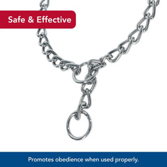 Titan - Coastal Pet Titan Chain Training Dog Collar - Durable Metal Choke Collar for Dog Training - Argon-Welded, Chrome Chain