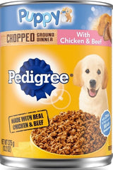 Pedigree Traditional Ground Dinner Chicken and Beef Canned Puppy Food 13.2 oz, 1 ea