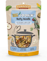 Sunseed Crazy Good Cookin Bird Treat, 12 Ounces, Nutty Noodle with Pineapple and Apricot