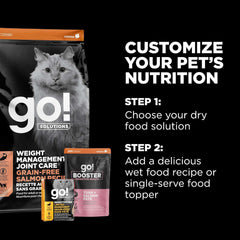 Go! Solutions Weight Management + Joint Care, Grain-Free Dry Cat Food