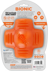 BIONIC Treat Star Dog Toy - High-Visibility Treat Dispenser, Great for Keeping Dogs Busy