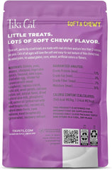 Tiki Cat Soft & Chewy Treats, Chicken Flavor, 3 Calories Per Treat with Grain-Free and No Added Gluten