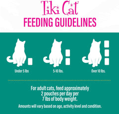 Tiki Pets Tiki Cat Velvet Mousse Grain-Free Wet Food with a Silky-Smooth Texture for Adult Cats & Kittens